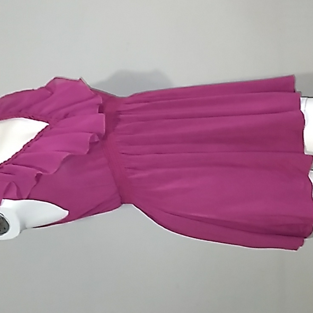 CCO New, | Robin K. | S pink blouse tunic v neck , ruffles neck BLOUSE OR DRESS - Picture 8 of 12